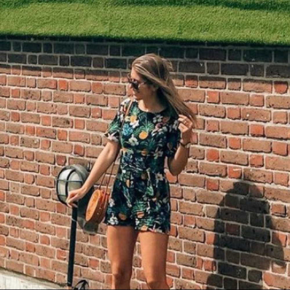 Black shorts romper